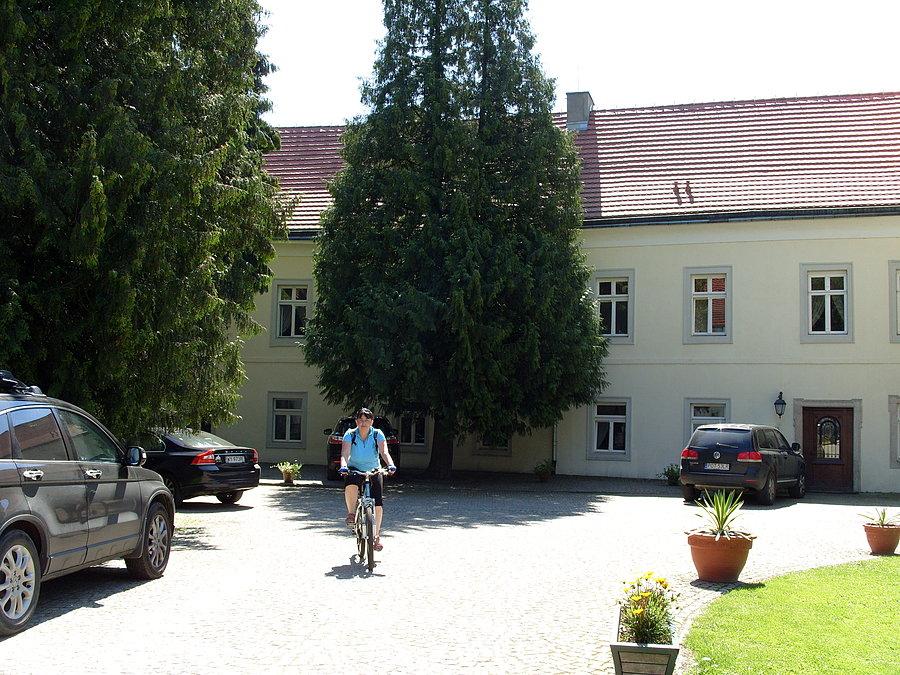 Zamek na skale Trzebieszowice małe zwiedzanie na rowerze