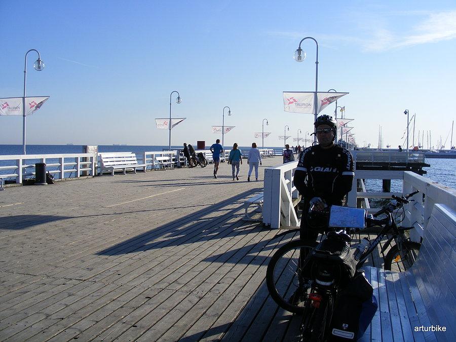 Molo Sopot, wczesny sobotni poranek