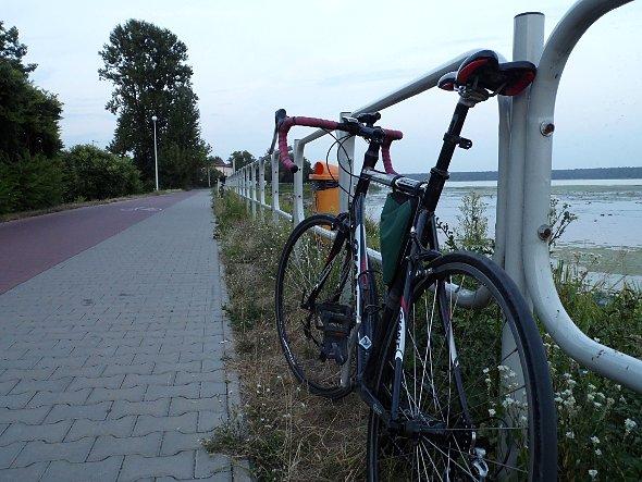 Gdzieś na ścieżce rowerowej nad Zalewem
