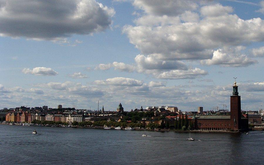 Widok na Kungsholmen w Sztokholmie