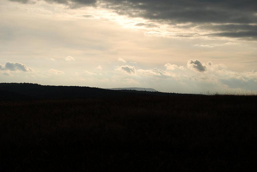 Widok z podjazdu na Żydowskie