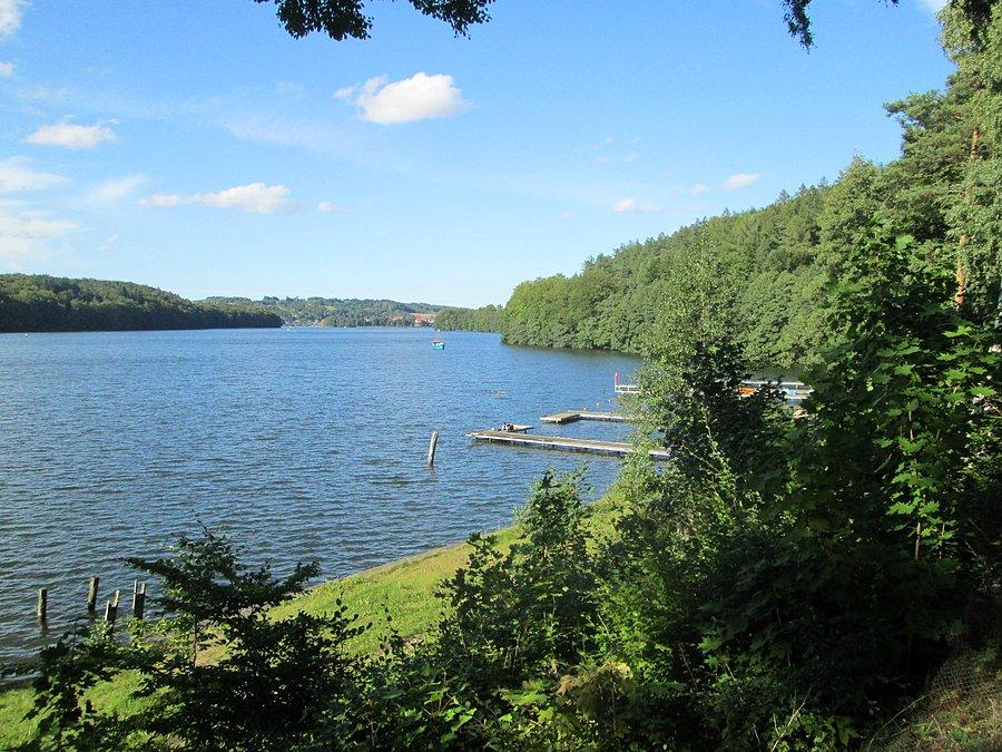 Jezioro, las, pagórki