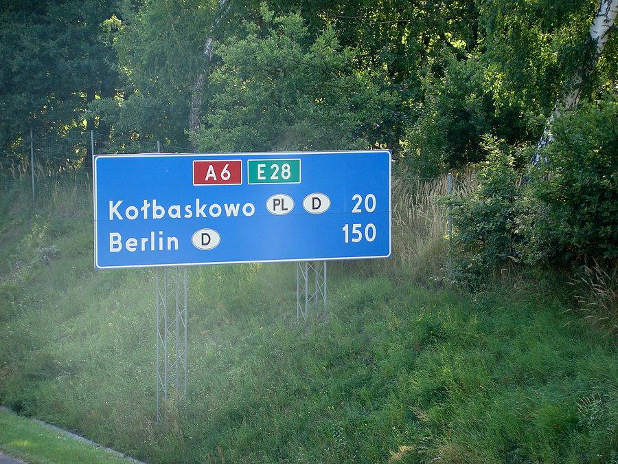Widok z drugiej strony z wiaduktu