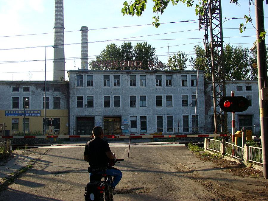 Widok na dawne zakłady Wiskord
