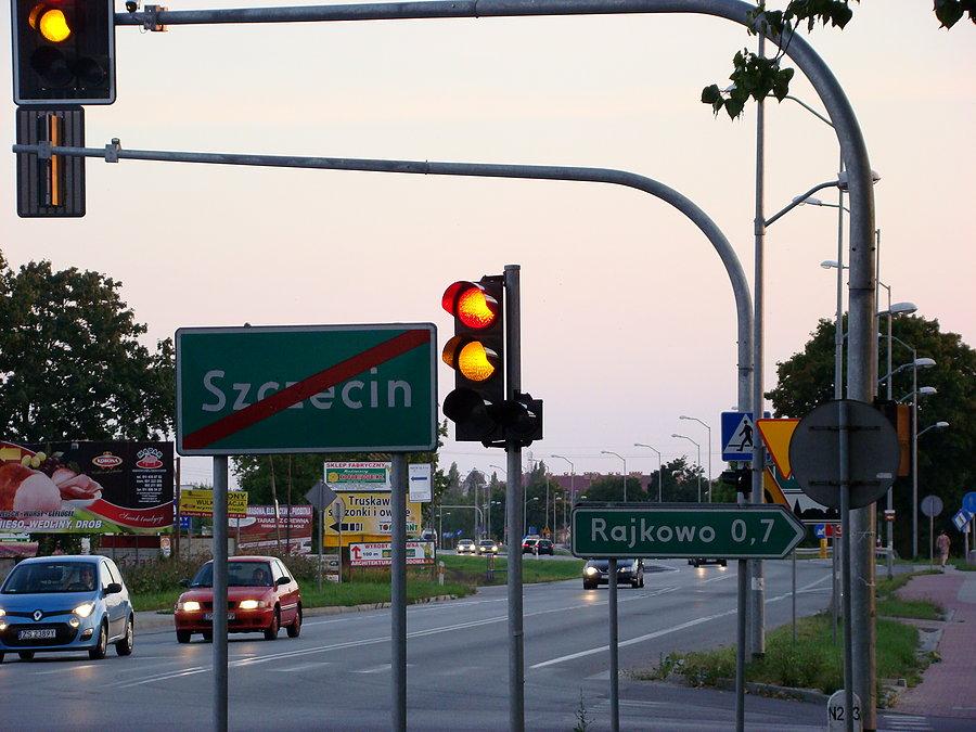 Koniec Szczecina w kierunku na Kołbaskowo -2