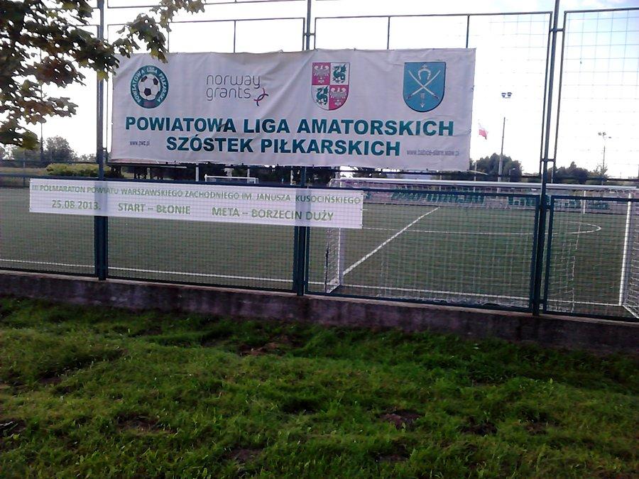 Współczesne ogłoszenie o lidze i maratonie