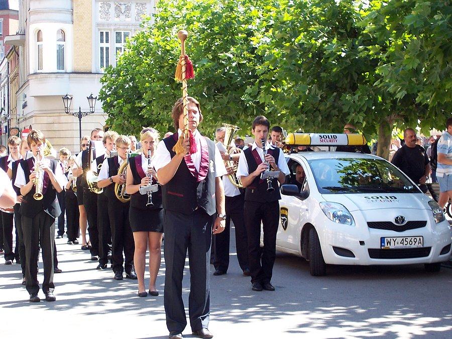 Orkiestra na rynku w Pszczynie