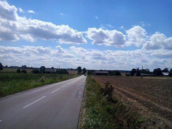 Wilczopole, droga dojeżdżająca do Wiczopola
