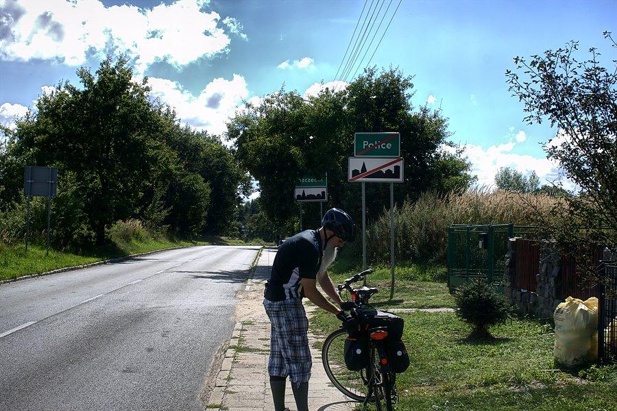 Koniec Polic a początek Szczecina