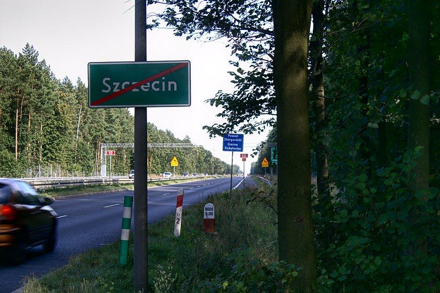 Wylot ze Szczecina na Stargard
