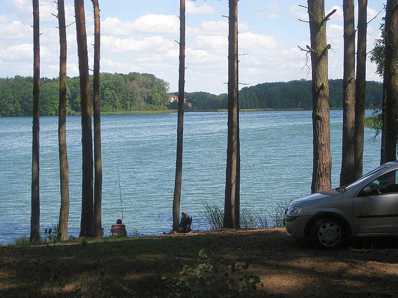 Jezioro Kowalskie - wędkarze