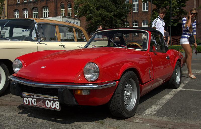 Triumph Spitfire z przodu