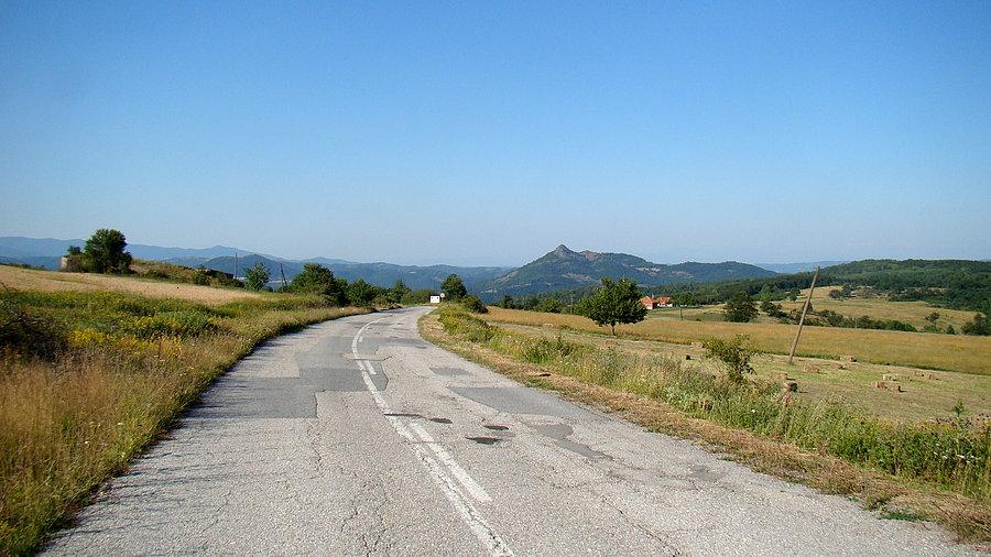 Granica znajduje się wysoko w górach