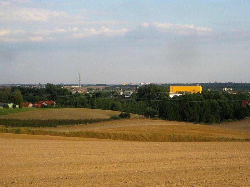 Widok z Kicina na Janikowo