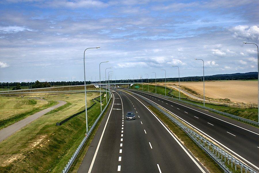 Przejazd nad S-3 przed Gardnem