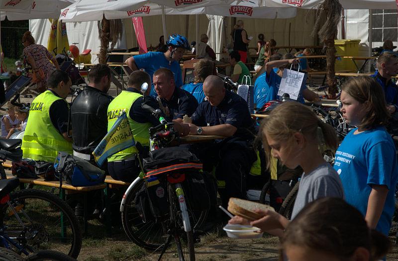 Nasza obstawa na rajdzie w Bytomiu