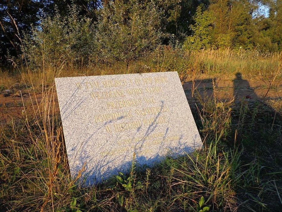Pamiątkowy pomnik z powodzi
