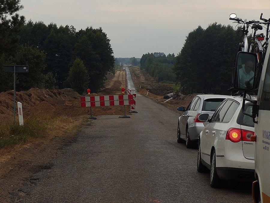 Ciągłe remonty utrudniające płynną jazdę
