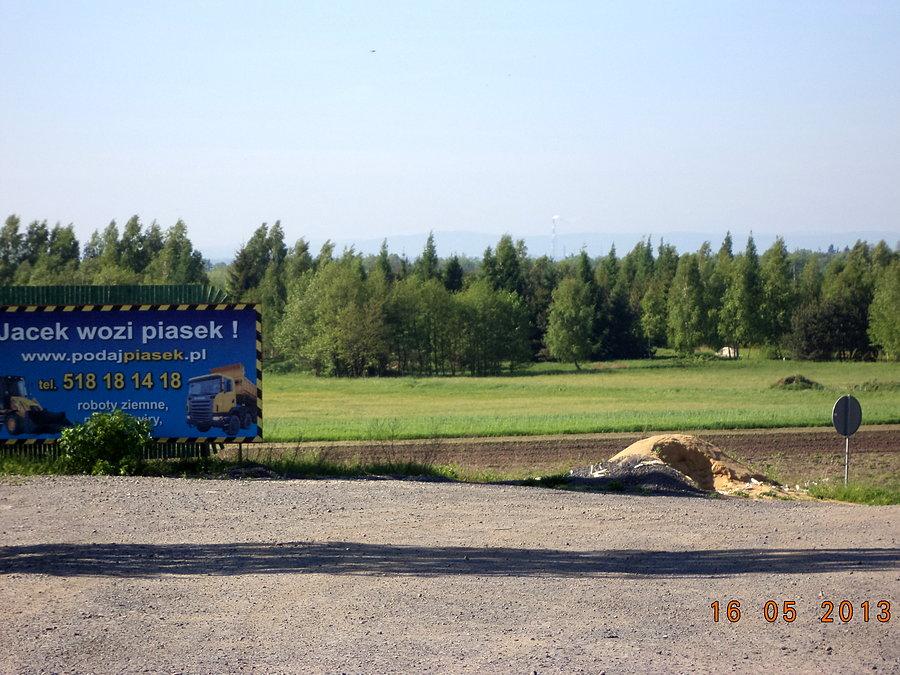 Na północ od Legnicy wciąż widać Sudety - to zawsze cieszy :)