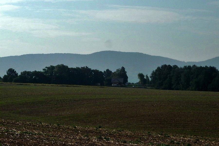 Hrobacza Łąka widoczna ze startu wycieczki