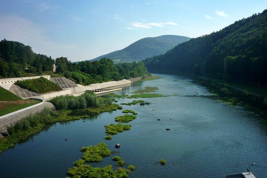 Widok na Sołę z zapory