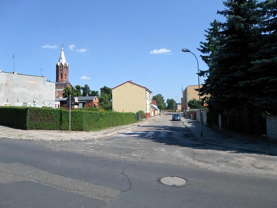 W Stawiszynie zjazd przed rynkiem