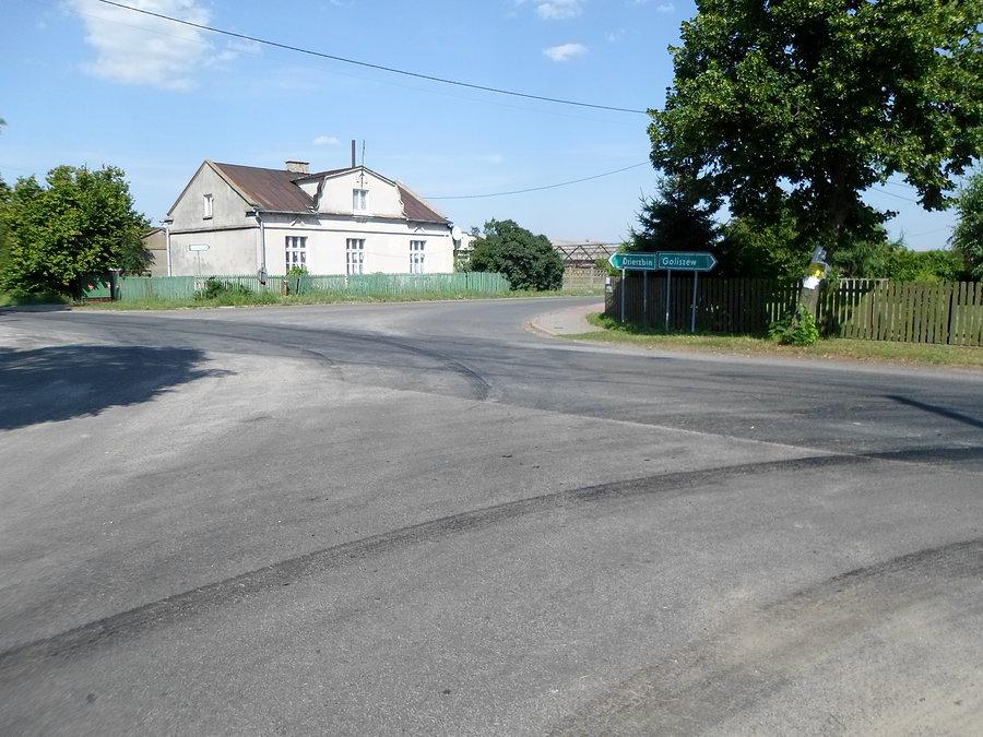 Skrzyżowanie w Mycielinie