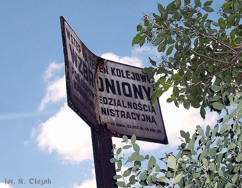 Historyczny i obowiązujący zakaz w Kamniennnej Górze