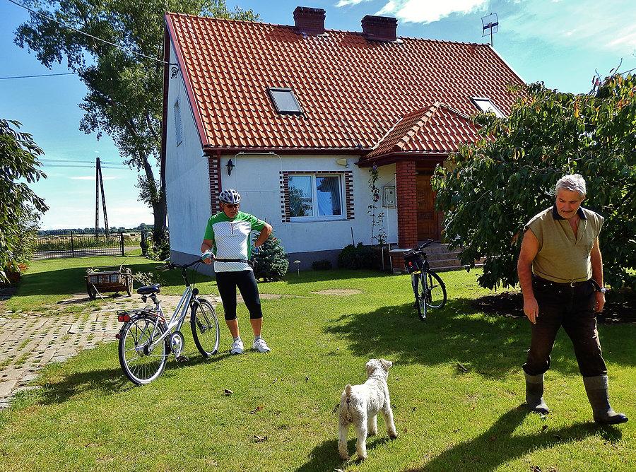 Odwiedziliśmy dzisiaj Bronka w Bystrze,który zaprezentował nam rower mercedesa