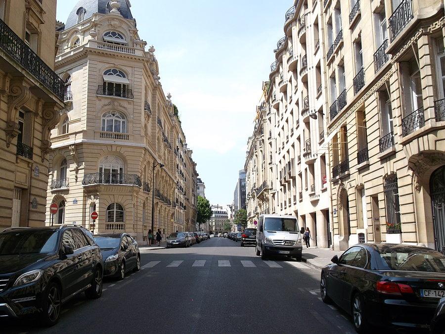 Typowe paryskie ulice