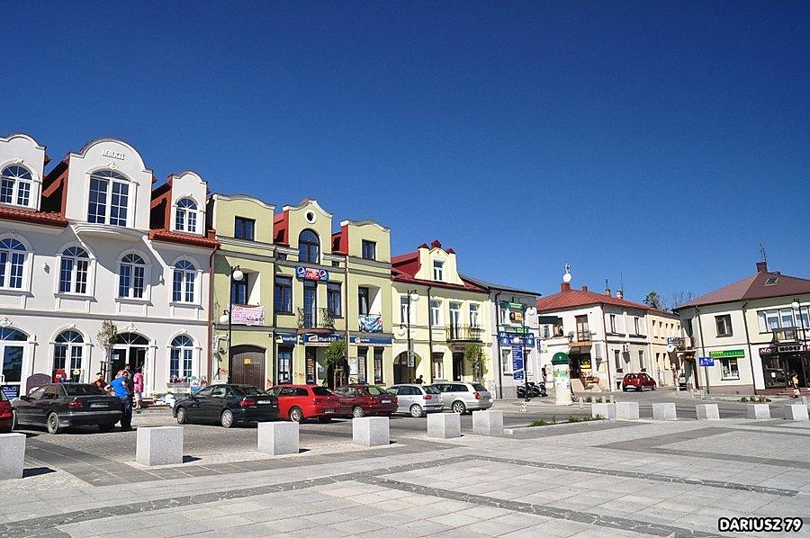Małogoszcz - Kamienice przy rynku