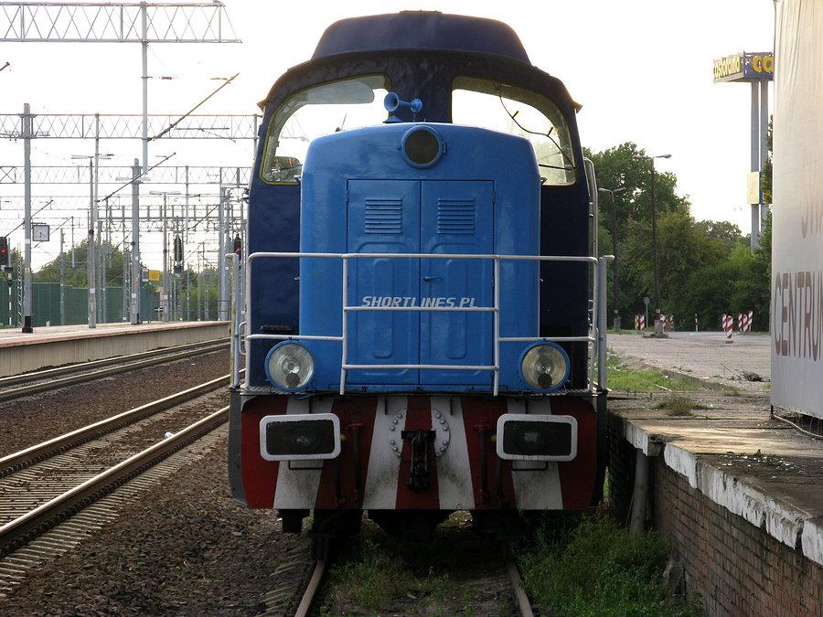 LDH45-025 na bocznicy przy dworcu kolejowym w Swarzędzu