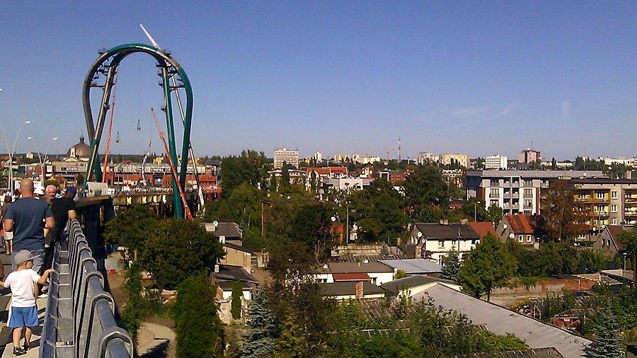 Widok z mostu na miasto