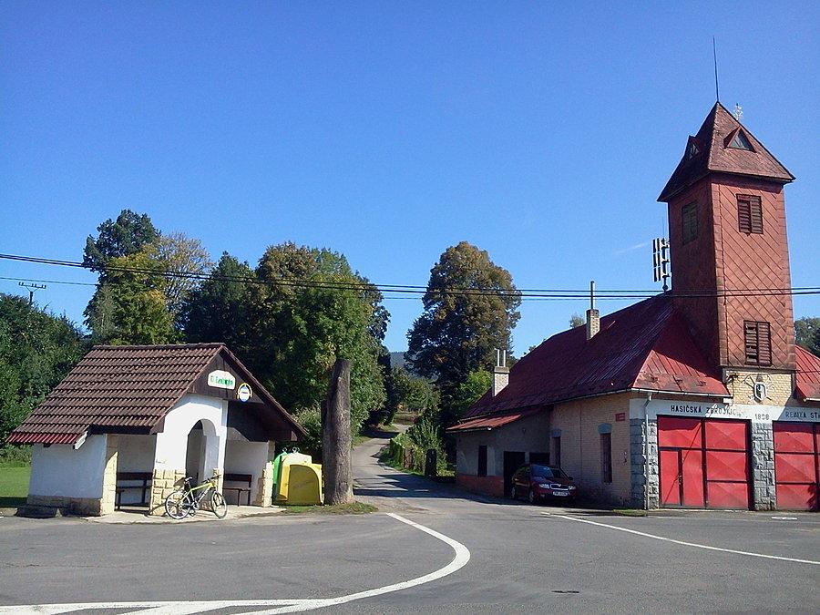 Pisek początek podjazdu