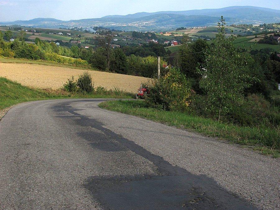 Po podjeździe nad Bystrą