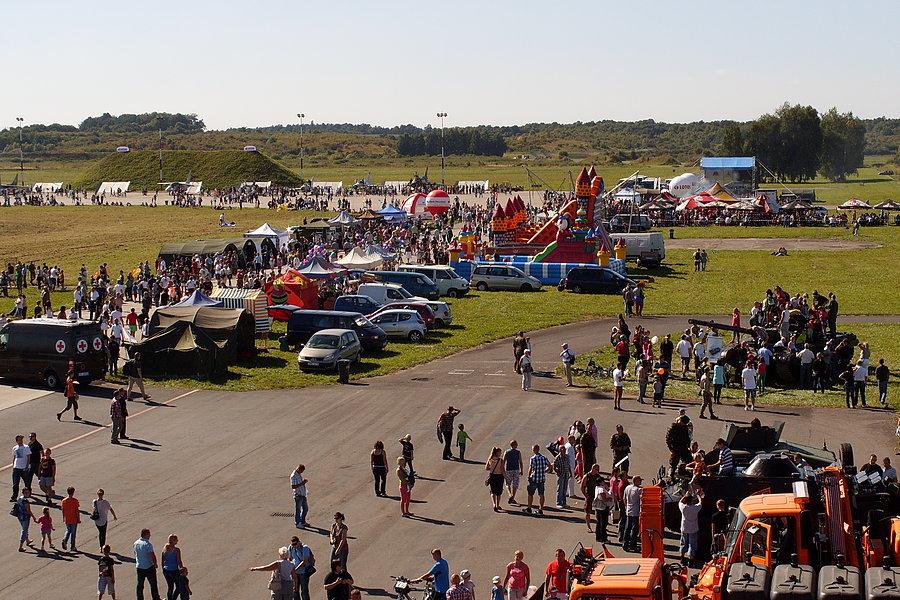 Widok na lotnisko z góry