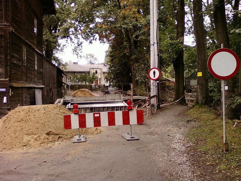 Remont mostu na Grabi