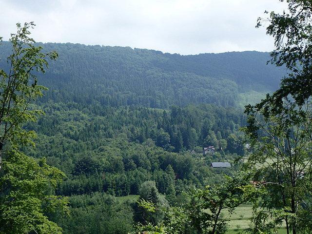 Widok na pasmo Czantorii