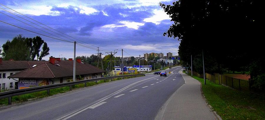 Wjazd do Wodzisławia Śląskiego