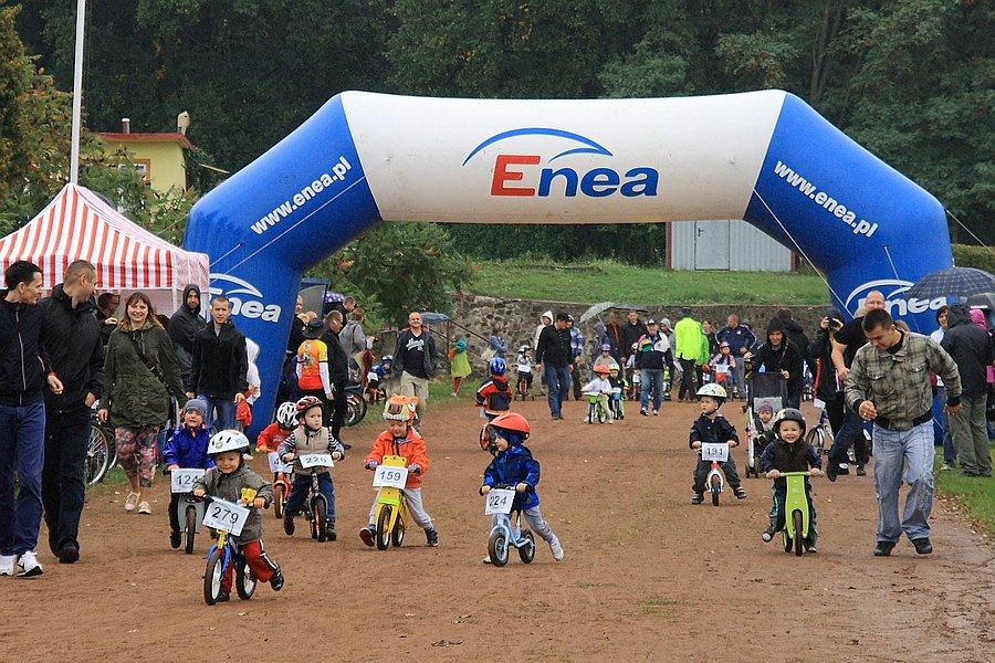 Wyścig. Kacper wysunął się czoło peletonu