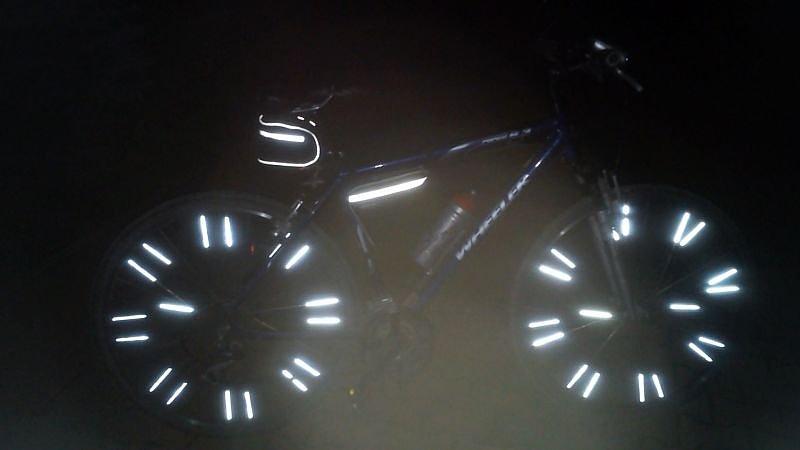 Rowerek nocą