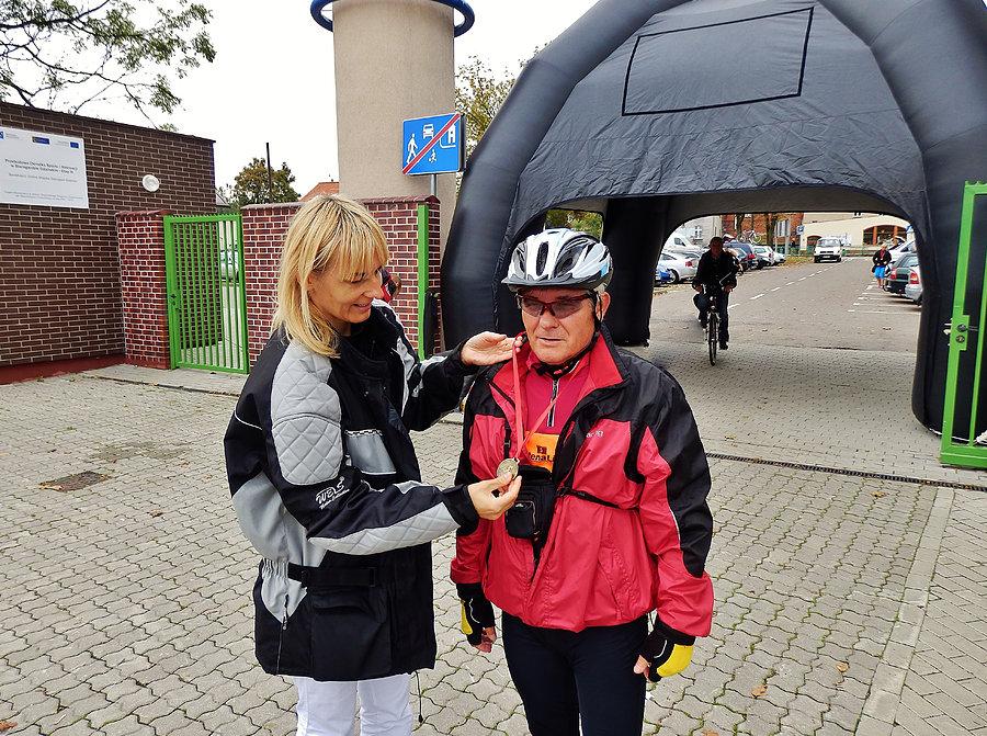 Maraton - Kociewie Kołem 2013 r. Meta w Starogardzie Gd,