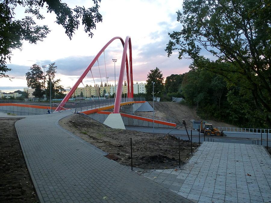 Kładka na bydgoskim Wzgórzu Wolności