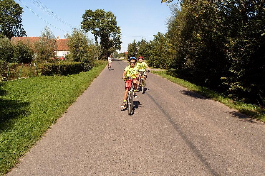 Najmłodsi uczestnicy rajdu