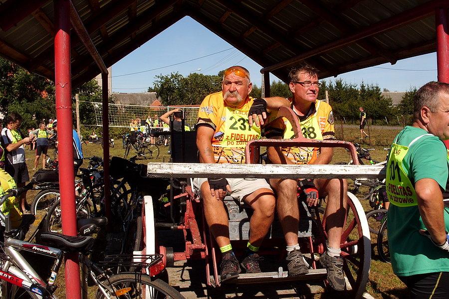 Tak odpoczywają rowerzyści z Malborka