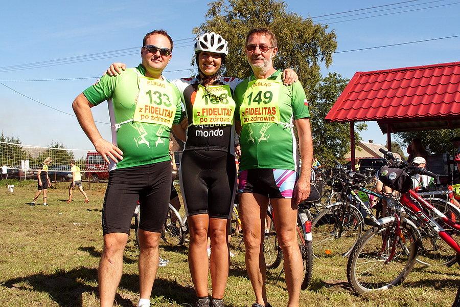 Ja z elbląskimi rowerzystami