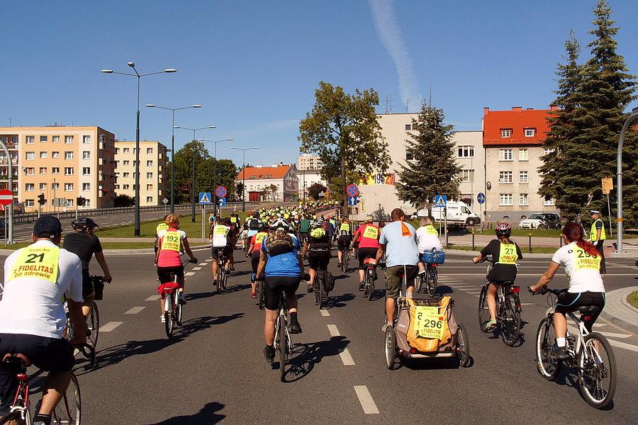 Przejazd przez Elbląg w kierunku Bażantarni …