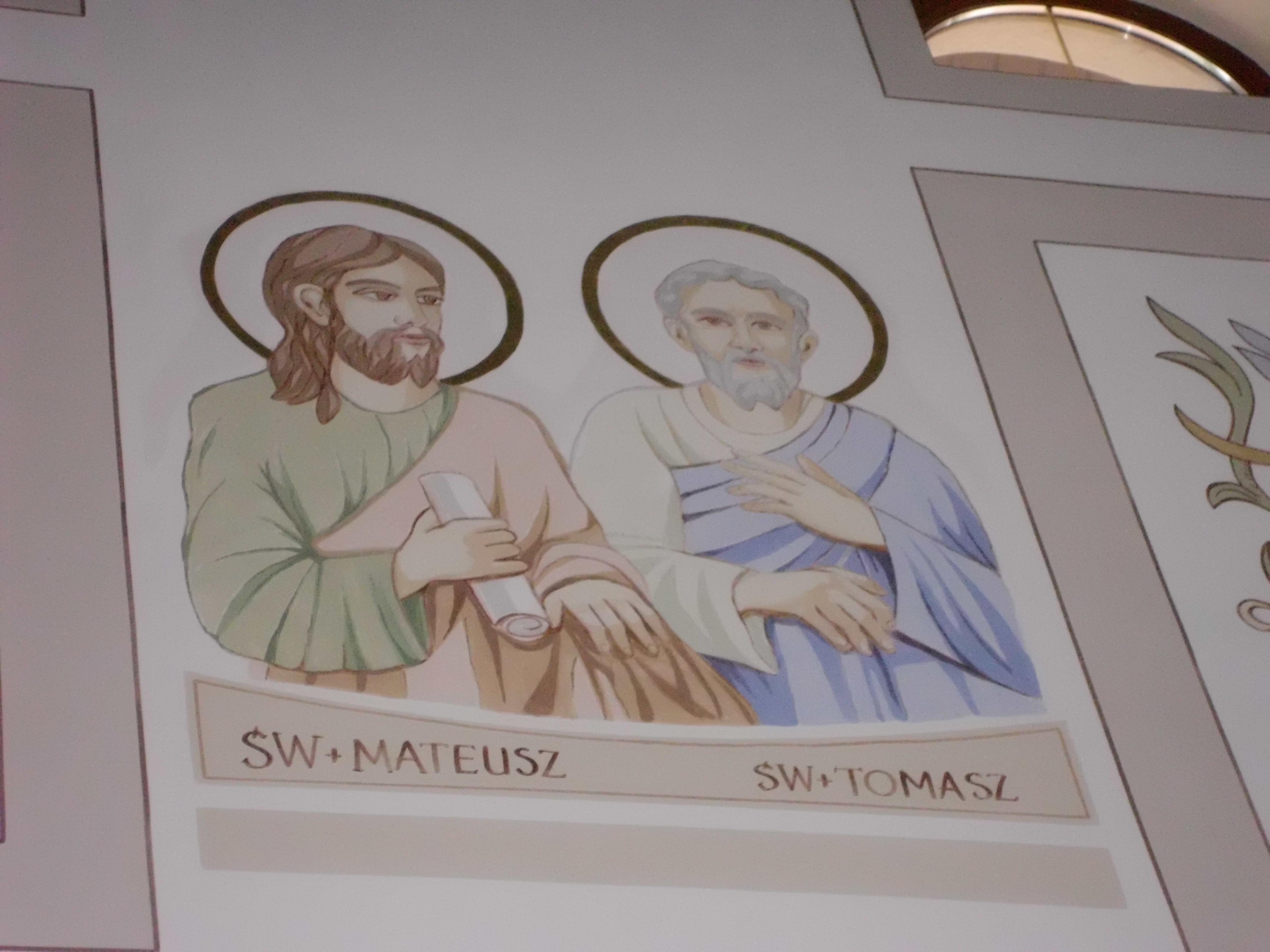 Mój patron wraz ze świętym Mateuszem