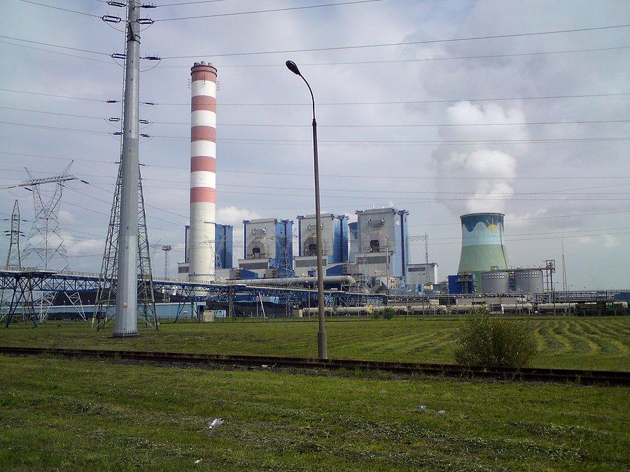 Elektrownia od przodu
