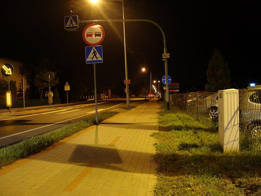 Kolejne skrzyżowanie tym razem z drugiej strony miasta